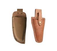 AKAMAS 2pcs Professional Garden Pruning Shear Leather Sheath Tool Holsters Belt Holder Pouch Bag Holder Waist Belt for Pruning Shears, Scissors or Garden Knife, One Big and one Small