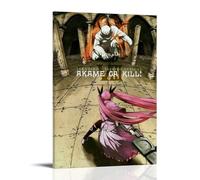 Akame Ga Kill Creative Waterproof Decorative Paintings Free of Framing Directly Pasted with Moisture-proof And Anti Fouling Materials Living Room Bedroom Hanging Paintings Artistic Sense Home GiftsFra