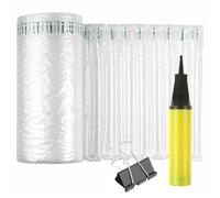 Akamino Bubble Cushioning wrap Roll 11.8IN x164FT Large Inflatable Air Column Wrap, Bubble Wine Bottle Protector with Pump, Heavy Duty Packing and Moving Supplies for Shipping, Online store