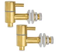 Akamino Spigot for Beverage Dispenser, Stainless Steel Lever Pour Spout Water Dispenser Replacement Faucet for Berkey and Other Gravity Filter Systems,Gold