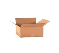 AKAR 457 x 305 x 254mm - A3 - (18x12x10"") - Brown Single Wall Box Shipping Single Wall Cardboard Boxes Shipping Mailing Postal Brown Cardboard Boxes Mailing boxes Packaging boxes Storage boxes (100)