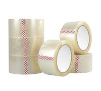 AKAR - 48mm x 66M Strong Clear Packaging Tape for Parcel and Carton l Packing Tape l Secure and Sticky for Cardboard Sealing Suitable for Moving House (Pack of 72)