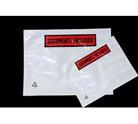 AKAR A6 168 x 120 mm Printed Documents Enclosed Wallet Envelopes Peel & Seal Clear - Pack of 1K