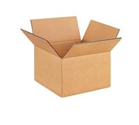 AKAR Double Wall Extra Large (L) Cardboard Boxes (45.7cm x 45.7cm x 30cm) for Moving House, Removals, Packing including Economy Clear Tape (10 Boxes + 2 Clear Tapes)