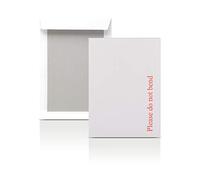 AKAR White A5/C5 Hardback Envelopes - Please Do Not Bend - Card Backed Board Envelopes - 229x162mm [Pack of 1000]