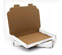 AKAR White A5/C5 Large Postal Box - 218x159x20mm Royal Mail Pip Box [Pack of 10]