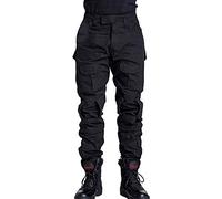 AKARMY Men's Military Tactical Casual Camouflage Multi-Pocket BDU Cargo Pants Trousers G3WF Black