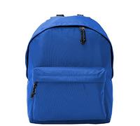 AKARURE Basic Unisex Classic Style Backpack - Economy Backpack in 10 Different Colours - Measure 30 x 40 x 18 cm - 12L - Basic Resistant Backpack, Royal Blue, Normal, Casual