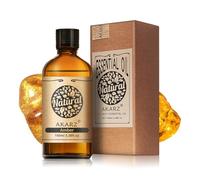 AKARZ 100ml Amber Essential Oil - Pure & Natural Aroma Oil for Diffusers, Room Fragrance & Aromatherapy