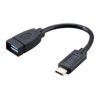 Akasa 15 cm USB 3.1 A/C USB cable USB 3.2 Gen 2 (3.1 Gen 2) 0.15 m USB A USB C Black