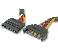 AKASA - 15 Pin Male to Female SATA Power Extension Lead, 30cm