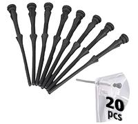 Akasa 20 Rubber Case Fans Mounts | Silicone Rubber Pins | Anti-vibration Fan Mounts | 20 pcs | 73mm | Black | For Computer Cooling Fan and PC case fan | AK-MX003