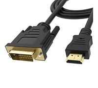Akasa DVI-D to HDMI cable with gold plated connectors - 2m