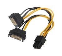 Akasa 15cm SATA to PCIe Cable Adapter