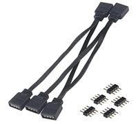 Akasa 4-in-1 RGB LED Connector Multiplier Cable AK-CBLD05-40BK