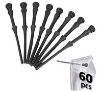 Akasa 60 Rubber Case Fans Mounts | Silicone Rubber Pins | Anti-vibration Fan Mounts | 60 pcs | 73mm | Black | For Computer Cooling Fan and PC case fan | AK-MX003-BKT60