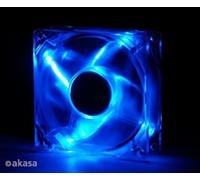Akasa AK-170CB-4BLS 80mm Crystal Blue Fan with 4 Blue LEDs