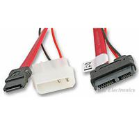 Akasa 40cm SATA For Slimline Optical Drive Cable - Red