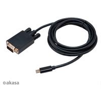 Akasa AK-CBCA17-18BK USB Type-C to VGA Adaptor Cable