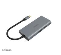 Akasa AK-CBCA21-18BK USB Type-C 9 in 1 Dock, Hub VGA HDMI Ethernet & Card Reader