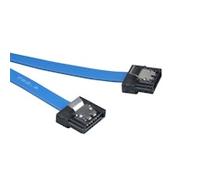 Akasa AK-CBSA05-50BL Super slim SATA rev 3.0 data cable with securing latches - 50cm, Blue