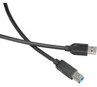 Akasa AK-CBUB01-15BK USB 3.0 SuperSpeed 5Gbps Type A to B Cable - Black(150cm)