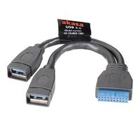 Akasa AK-CBUB09-15BK USB 3.0 Internal Adapter Cable