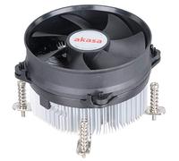 Akasa AK-CCE-7105EP | CPU Cooler Fan | Cooler and Radiator | 92mm Case Fan | Aluminium Core | Designed for LGA775, LGA115X and LGA1200