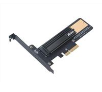 Akasa AK-PCCM2P-02 M.2 Internal Interface Card and Adapter - Interface Cards and Adapters (PCIe, M.2, PCIe 2.0, Black, Gold, PC, Passive)