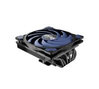 Akasa ALUCIA H6LS M2, Low-Profile CPU Cooler (67.2mm), 120mm Fan, 6 Copper Heatpipes, TDP 150W, Intel/AMD, 4-Pin PWM Silent Fan Under 31.5 dB(A) & Airflow up to 41.59 CFM, AK-CC4030HP01