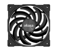 Akasa Alucia XS12, 120mm PWM Case Fan, High Performance Cooling Fan, 4 Pin, 120 x 15mm Sizing Slim Low-Noice, Up to 2000 RPM & 41.59 CFM, Black, AK-FN122-BK