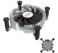 Akasa AK-CC6601EP01 Low Profile CPU Cooler, 1x 75mm PWM Fan, Aluminium, Intel LG