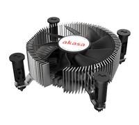 Akasa Aluminium Intel® LGA1700 Mini-ITX Cooler | Designed for Core™ i9 processors up to 73 TDP | 74 PWM Fan | Heatsink with Copper Core | 29.92mm Low Profile | AK-CC6602HP01