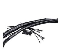Akasa Cable Tidy Kit | Cable Management | Cable Ties | Cable Wraps | Self Adhesive Cable Clamps | Cable Holder | Wire Tidy | Cable Sleeves | Black | AK-TK-01BK