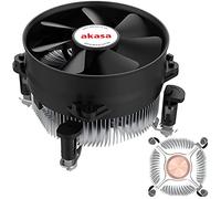 Akasa Copper Core Value CPU Cooler | Low Noise PWM Fan | TDP 115W | Heatsink with Copper Core | 92mm | Easy Installation | Designed for Intel LGA775, LGA115x, LGA1200 | AK-959CU