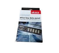AKASA Drive Bay Data Panel 5 Port Usb2.0 Hub/ IEEE 1394 & Esata Ports new