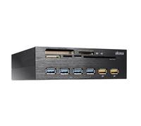Akasa InterConnect EX card reader for 5.25" Bay - 5 x USB 3.0 card rea
