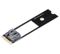 Akasa M.2 - SATA Black Cable Adapter (M.2, SATA, Male connector/Female connector, Black)