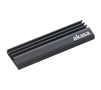 Akasa M.2 SSD Heatsink | Aluminum Heatsink Cooling Fin | Pre-applied Thermal Adhesive Tape | 71 x 22 x 6.4mm | Suitable for M.2 2280 SSD & PS5 Pro | Black | A-M2HS01-BK