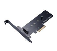 Akasa M.2 SSD to PCIe Adapter Card | For M.2 PCIe M Key SSD, Support 2230, 2242, 2260, 2280 and 22110 size | Supports Low Profile Case | Fits in PCIe 3.0 x4, x8, and x16 Slots Black | AK-PCCM2P-01