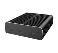 Akasa Newton RC, Designed for ASUS NUC 14/15 Pro (Revel Canyon) Core™ i3 and Core™ i5/i7 with vPro, Aluminium Silent Mini Fanless Case, Support 2.5" SATA HDD/SSD and VESA Mounting, A-NUC105-M1B