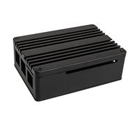 Aluminium Case for Raspberry Pi 4, Black - A-RA08-M1B