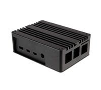Aluminium Case for Raspberry Pi 4, Black - A-RA08-M1B