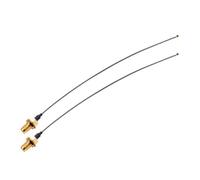 Akasa I-PEX MHF4L to RP-SMA Female Pigtail Cable | 220mm | 2 pcs | Compatible with Intel NUC, Asus PN50 & Other SFF Mainboards | A-ATC01-220GR