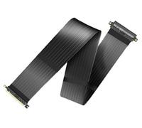 Akasa RISER BLACK XL | PCIe 3.0 Riser Cable | PCIe Extension Cable | EMI Shielding | 1000 mm | AK-CBPE01-100B