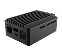 Akasa Skyline Pro, Premium Fanless Aluminium Case for Asus Tinker Board 2 & 2S, Raspberry Pi, Aluminium Core and Thermal Pad Included, Silent Single Board Computer Chassis, A-RA11-M3B