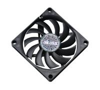 Akasa Slim Slimfan 80mm 8cm 4-Pin PWM Black PC Case Fan 80 x 80x 10.8mm 26CFM