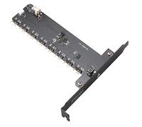 Akasa Soho addressable RGB Controller Card XL | aRGB Controller | Dual-Mode Manual & MB Sync Control | 8 Channels | Fits in a PCI Slot Bracket | AK-RLD-04