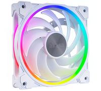 Akasa SOHO AR Dawn Edition, ARGB 120mm Silent Case Fan, 4-Pin PWM PC Cooling Fan, 5V Motherboard Sync, Heatsink & Radiator Modes, White, AK-FN108-WH