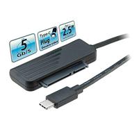 Akasa USB3.1 Gen 1 2.5 SATA SSD/HDD Adpater with Type C Plug and play